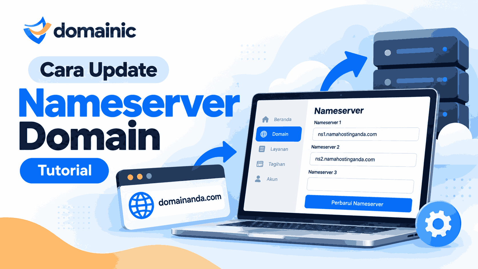 Cara Update Nameserver Domain