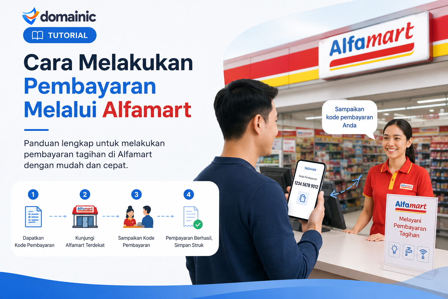 Cara Melakukan Pembayaran melalui Alfamart